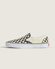 Women|Men Vans Classic Checkerboard Slip-On Black/White Shoe