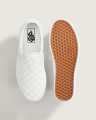 Women|Men Vans Classic Checkerboard Slip-On True White/True White Classics Shoe