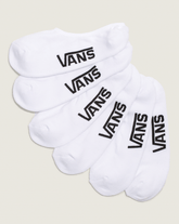 Women|Men Vans Classic No Show Socks 3-Pack in White