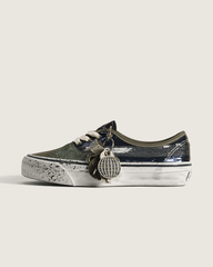 Women Vans Premium Authentic "Charms" Shoe in Green / Blue