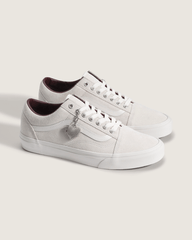 Women Vans Old Skool Shoe in Blanc De Blanc White