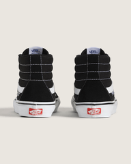 Women|Men Vans Skate Sk8-Hi Black/White Skate Shoe