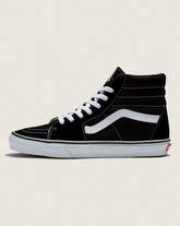 Women|Men Vans Sk8-Hi Wide Black/True White Classics Shoe