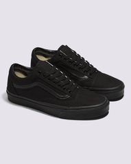 Women|Men Vans Old Skool Wide Canvas Black/Black Classics Shoe