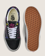Women Vans KPop Demon Hunters x Vans Old Skool Shoe in Kpop Demon Hunters Black / Purple