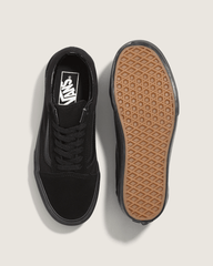 Women Vans Old Skool Stackform Suede/Canvas Black/Black Shoe