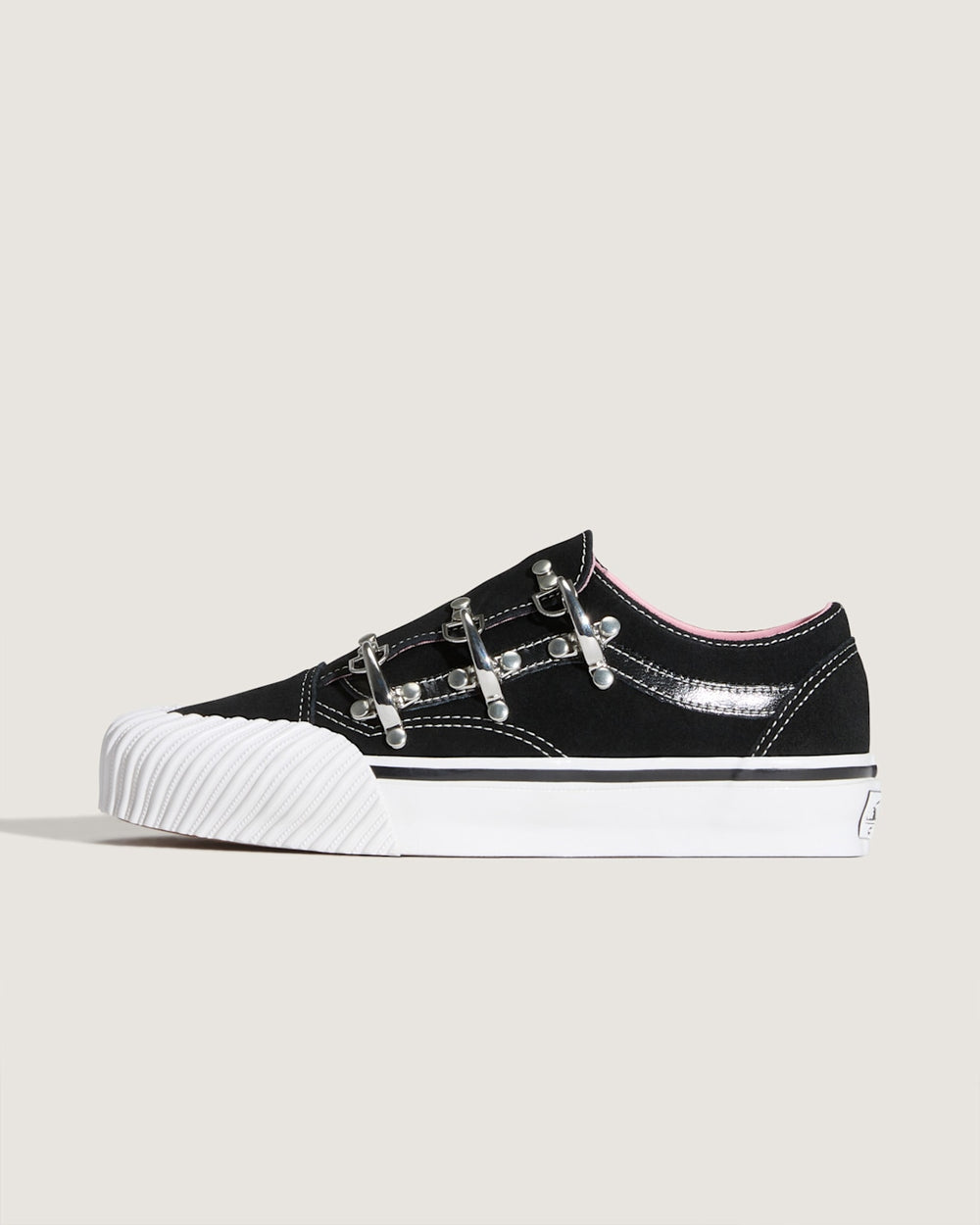 Women Vans Premium Old Skool Wrap Karina Shoe in Black / White