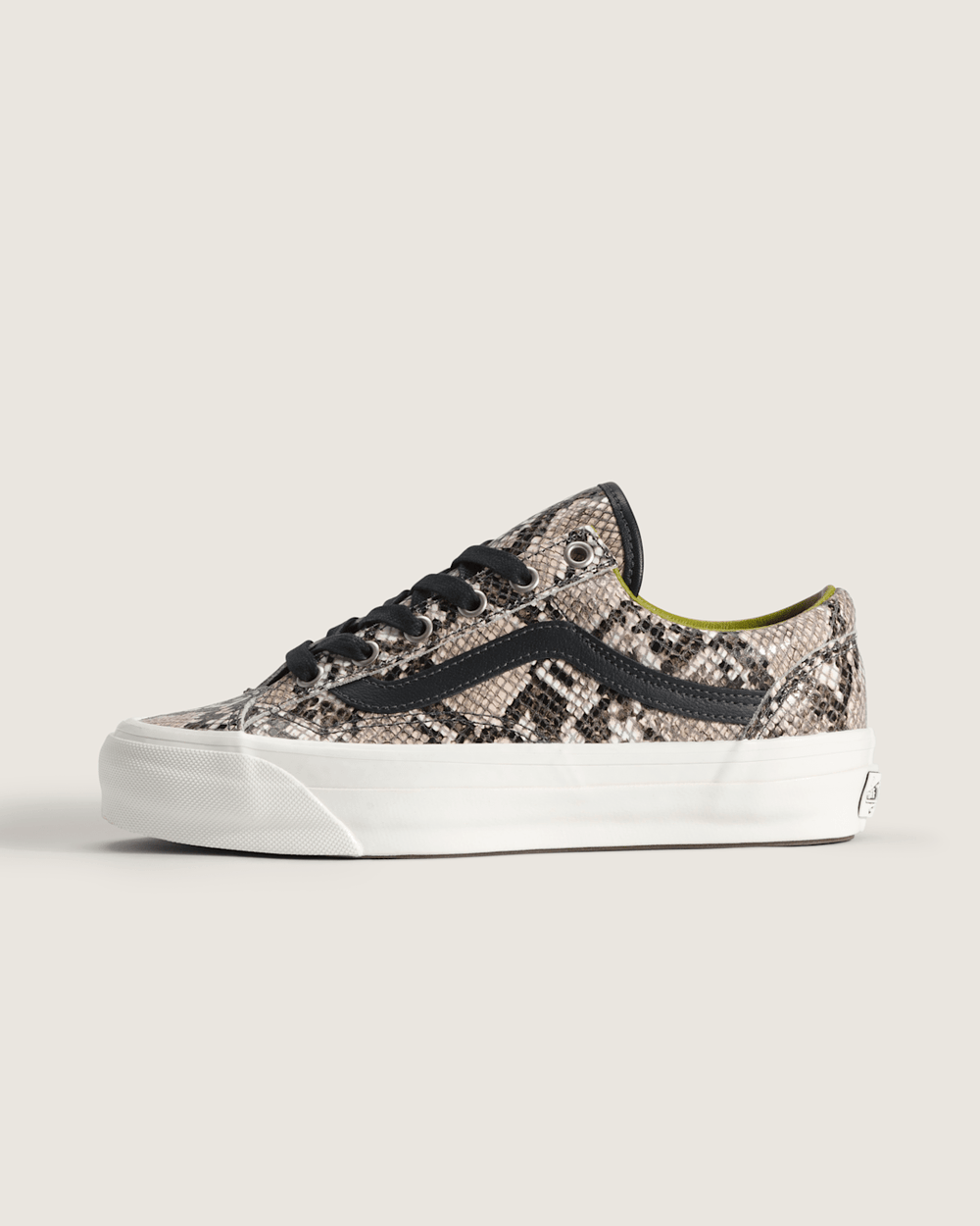 Women Vans Premium Old Skool 36 Shoe in Python Silver Grey