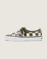 Women Vans OTW by Vans X HommeGirls Authentic 44 in Checkerboard Military Green