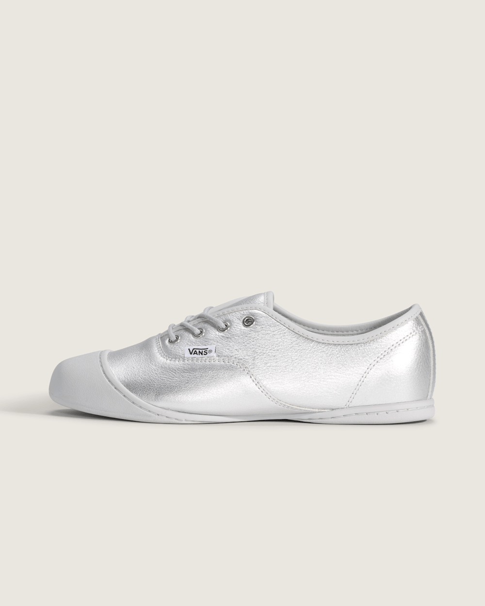 Women Vans OTW Authentic Prima in Metallic Silver Grey