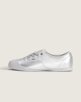 Women Vans OTW Authentic Prima in Metallic Silver Grey