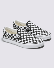 Women|Men Vans Customs Classic Slip-On Checkerboard Wide Shoe in Customs