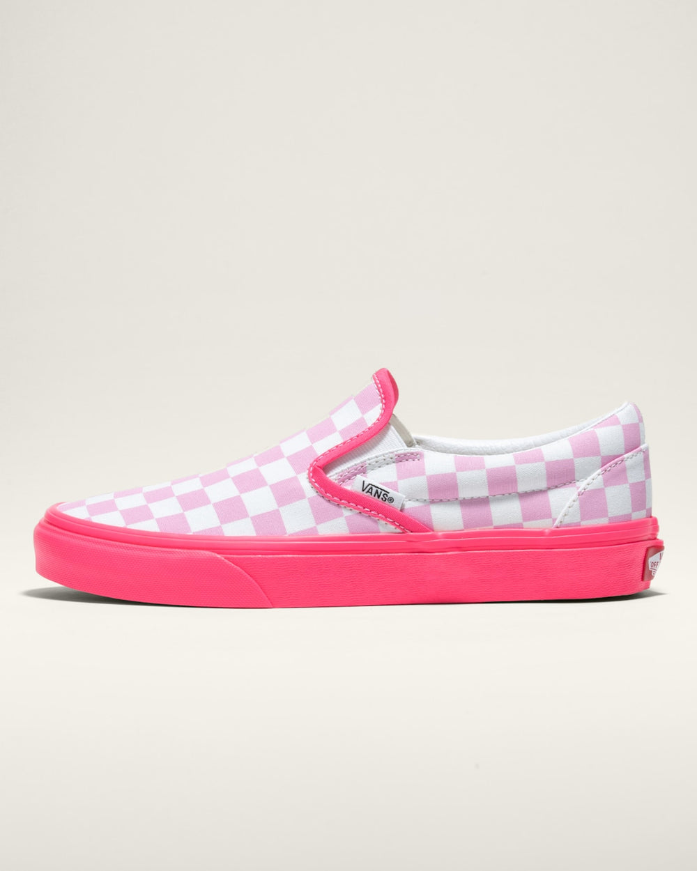 Women|Men Vans Customs Classic Slip-On Checkerboard Wide Shoe in Customs