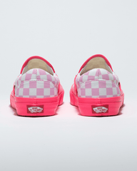 Women|Men Vans Customs Classic Slip-On Checkerboard Wide Shoe in Customs