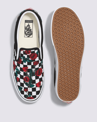 Women Vans Customs Classic Slip-On Checkerboard Shoe in Customs