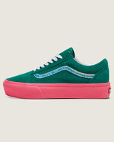 Women Vans Customs Old Skool Platform Suede Shoe in Customs