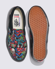 Women|Men Vans Customs Skate Slip-On Halloween Shoe in Customs