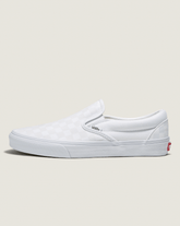 Women|Men Vans Customs Classic Slip-On Checkerboard Wide Shoe in Customs