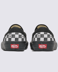 Women|Men Vans Customs Classic Slip-On Halloween Checkerboard Shoe in Customs