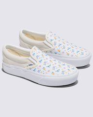 Women Vans Customs Classic Slip-On Platform Shoe in Customs