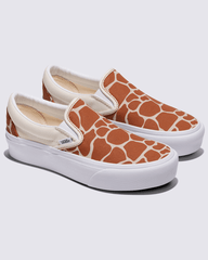 Women Vans Customs Classic Slip-On Platform Shoe in Customs