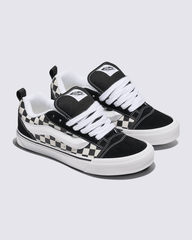 Women|Men Vans Knu Skool Checkerboard Shoe in Checkerboard Black / True White