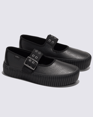 Women Vans Mary Jane Creeper Platform Shoe in Black