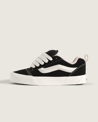 Women Vans Knu Skool Shoe in Black / Sepia Rose Pink