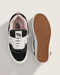 Women Vans Knu Skool Shoe in Black / Sepia Rose Pink