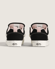 Women Vans Knu Skool Shoe in Black / Sepia Rose Pink