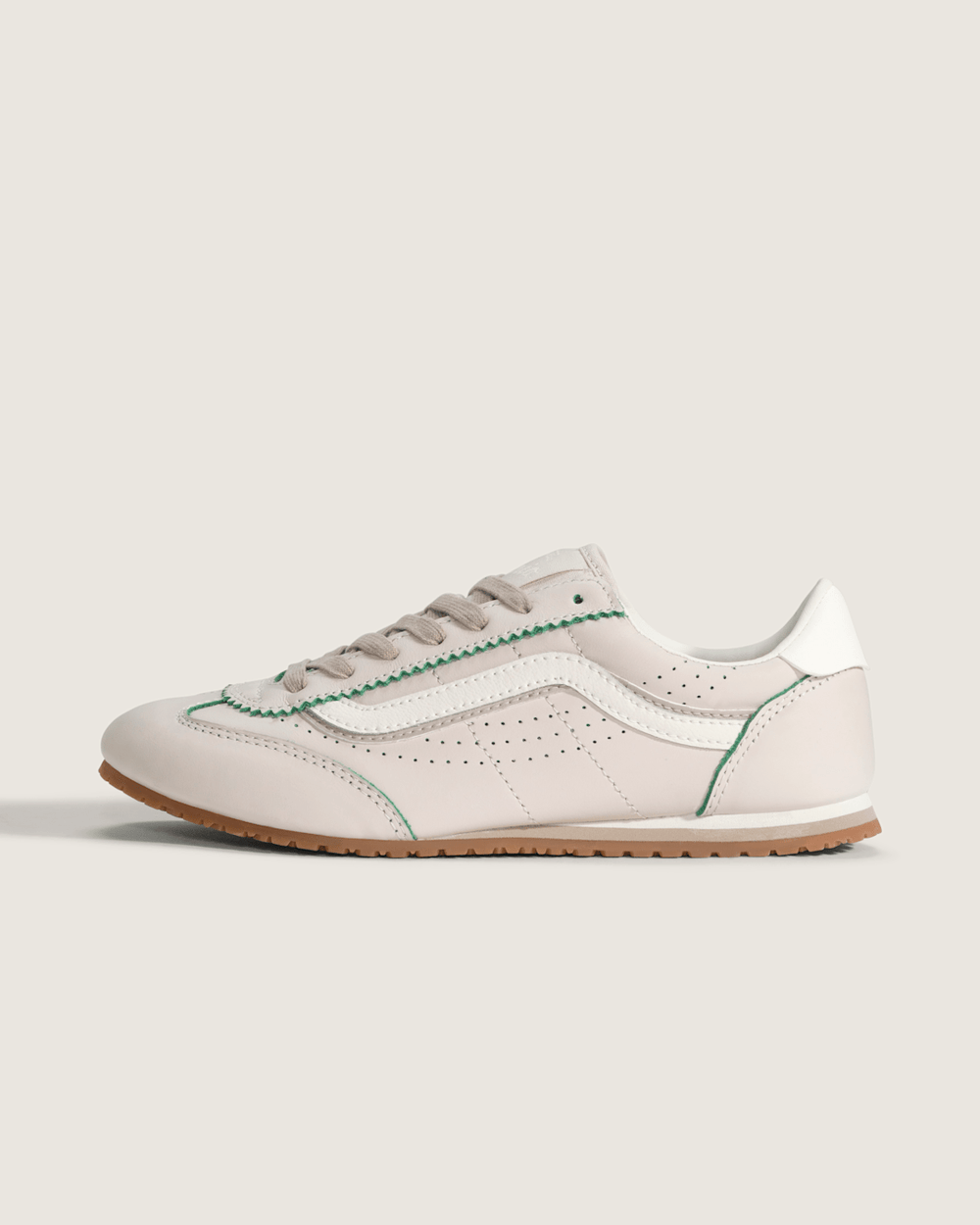 Women|Sale Vans Super Lowpro Shoe in Taupe Mist Beige / Sea Green