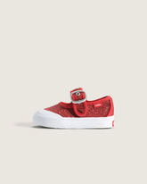 Women|Kids Vans Toddler Mary Jane Shoe in Glitter Red