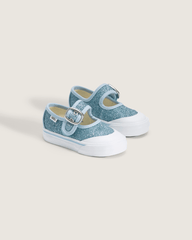 Women|Kids Vans Toddler Mary Jane Shoe in Glitter Cloud Blue