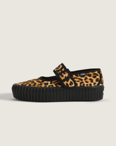 Women|Sale Vans Mary Jane Creeper Shoe in Leopard Brown / Black
