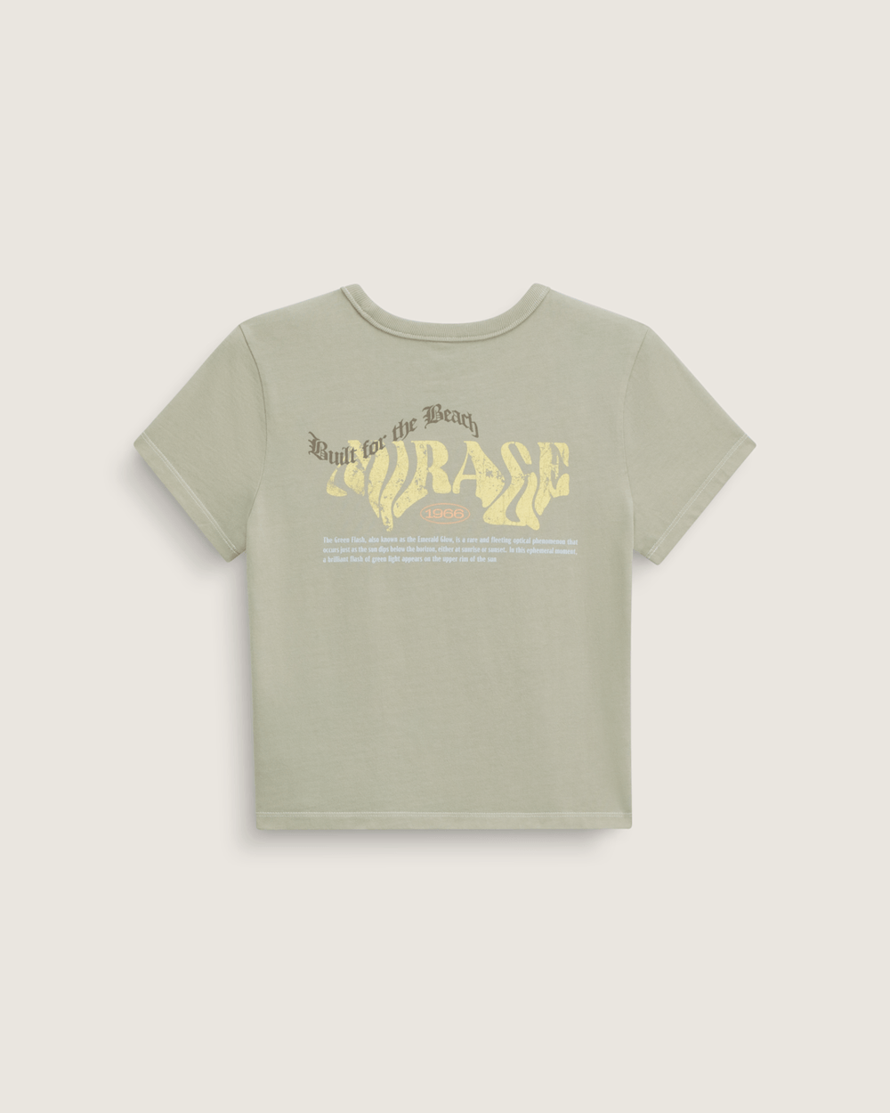 Women|Men Vans Pipe Dream T-Shirt in Soft Sage Green