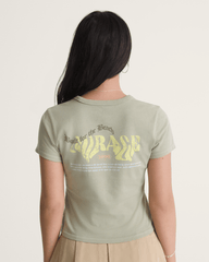 Women|Men Vans Pipe Dream T-Shirt in Soft Sage Green