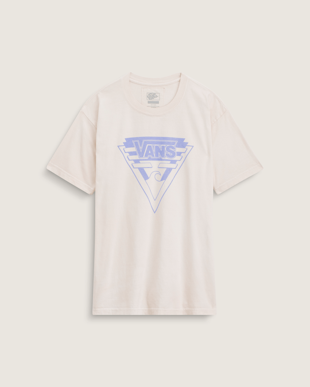 Women|Men Vans Waffle Shop Wave Blend T-Shirt in Marshmallow White