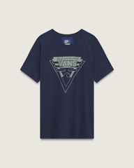 Women|Men Vans Waffle Shop Wave Blend T-Shirt in Navy Blue