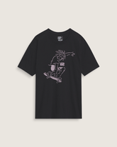 Women|Men Vans Waffle Shop Skate Crest T-Shirt in Black