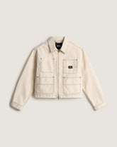 Women Vans Emily Boxy Work Wear Jacket in Natural Seed
