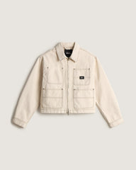 Women Vans Emily Boxy Work Wear Jacket in Natural Seed