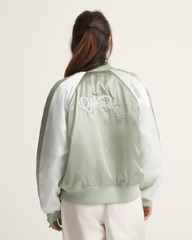 Women Vans Souvenir Jacket in Soft Sage Green