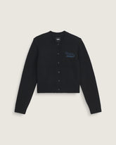Women Vans Dolly Chain Stitch Cardigan Sweater in Black