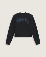 Women Vans Dolly Chain Stitch Cardigan Sweater in Black