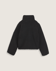 Women Vans Misty Fog High Pile Jacket in Black