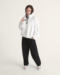 Women Vans Check Mark Polar Sweatshirt in Egret White
