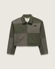 Women Vans OTW by Vans X HommeGirls Reversible Jacket in Military Green