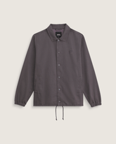 Women|Men Vans Torrey Pigment Canvas Coaches Jacket in Asphalt Grey