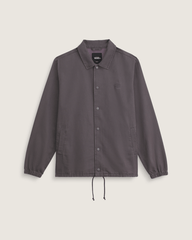 Women|Men Vans Torrey Pigment Canvas Coaches Jacket in Asphalt Grey