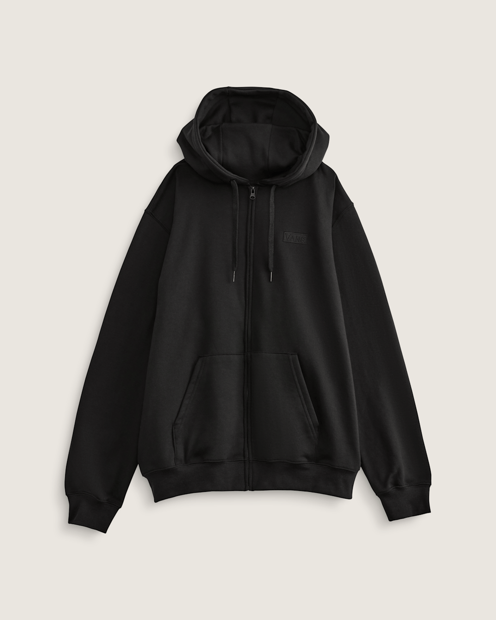 Women|Men Vans Core Basic Full Zip Hoodie in Black